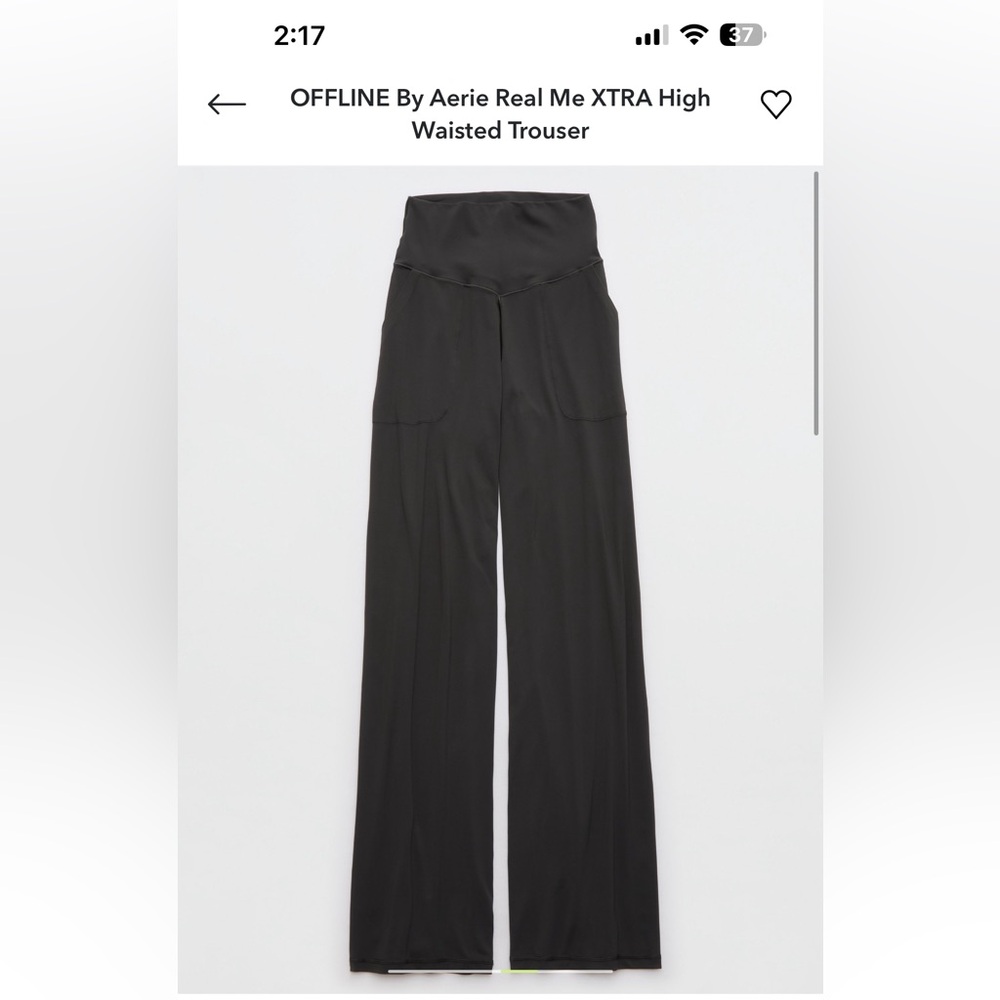 Aerie gray trouser